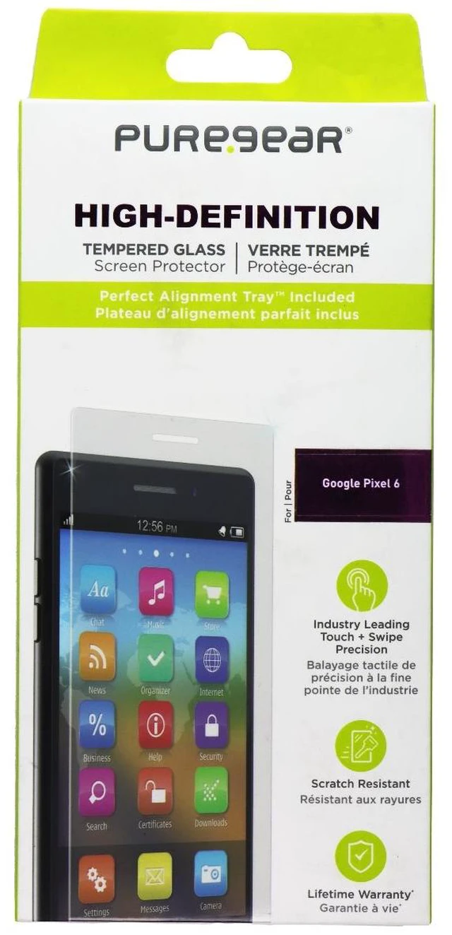 Main image of PureGear High-Definition Tempered Glass for Google Pixel 6 - Clear