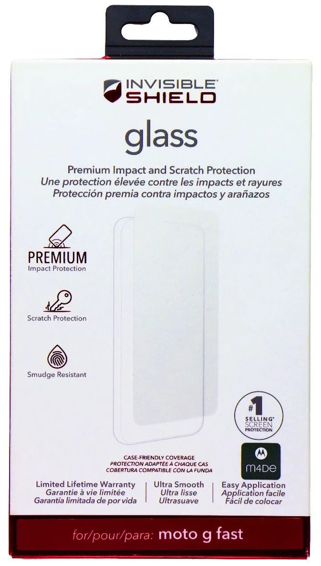 Main image of ZAGG InvisibleShield Glass Screen Protector for Moto G Fast (2020)