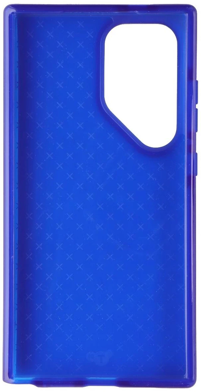 Alt view image 3 of 4 - Tech21 EvoCheck Series Gel Case for Samsung Galaxy S24 Ultra - Cobalt Blue