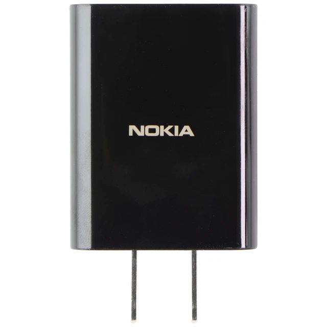 Alt view image 2 of 4 - Nokia USB-A 9V/2A Wall Charger (1-CHUSQ302-097) - Black
