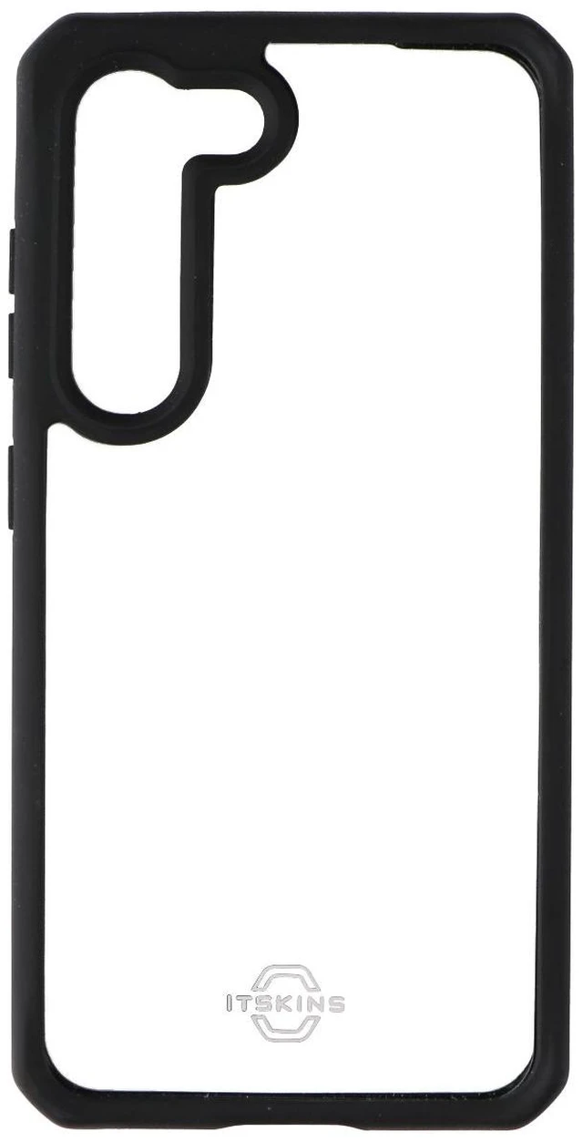 Alt view image 2 of 3 - Itskins Hybrid_R Series Case for Samsung Galaxy S23 - Black / Clear