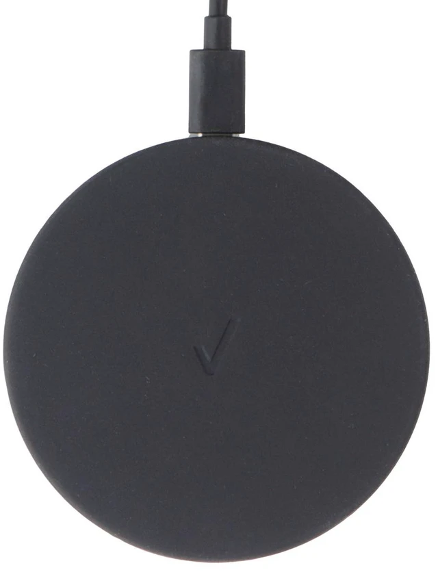 Alt view image 3 of 5 - Verizon (15W) Qi Wireless Charging Pad - Black (WC15WGGLBLK-A)