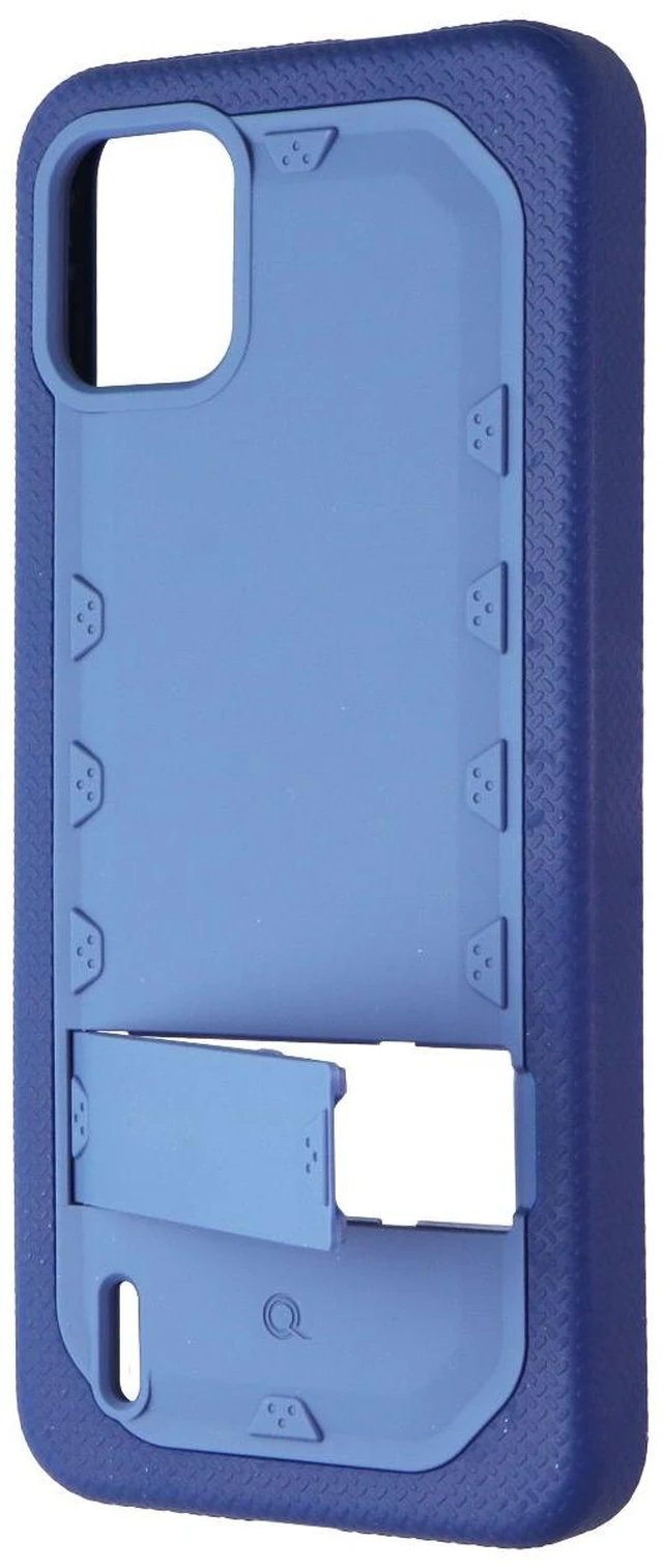 Main image of Quikcell Grand Advocate Two-Layer Kickstand Case for Nokia C110 - Blue