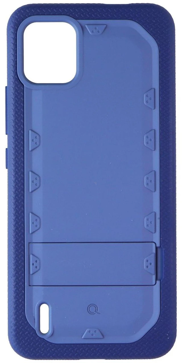Alt view image 2 of 3 - Quikcell Grand Advocate Two-Layer Kickstand Case for Nokia C110 - Blue