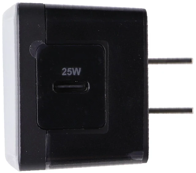 Alt view image 3 of 6 - Quikcell (25W) PD Wall Charger USB-C Single Port Adapter - Black