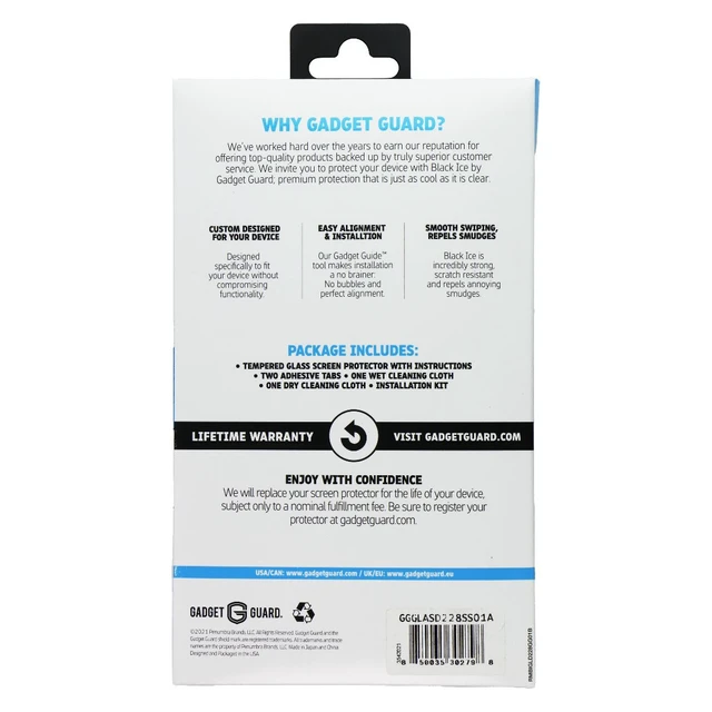 Alt view image 2 of 3 - Gadget Guard Black Ice Glass Ed. Screen Protector for Samsung Galaxy A13 4G/5G