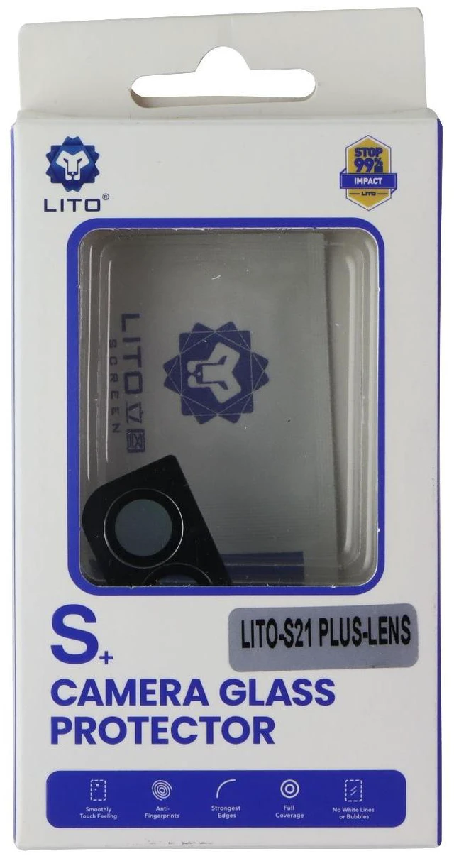 Main image of LITO S+ Camera Glass Protector for Samsung Galaxy (S21+) - Black