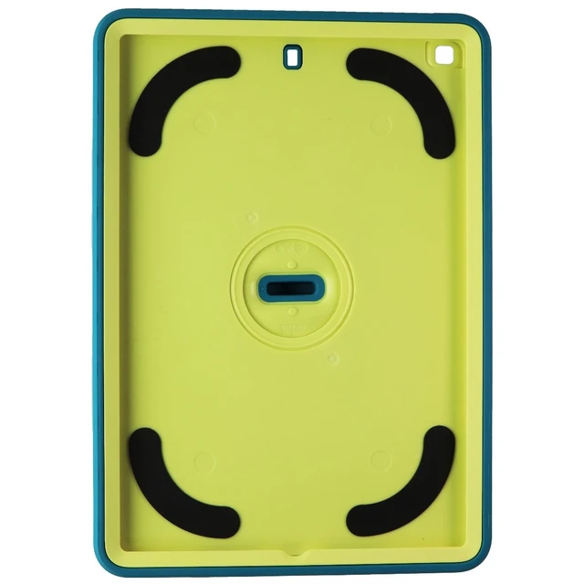 Alt view image 2 of 3 - OtterBox Trusty Tablet Case for Apple iPad 9th/8th/7th Gen - YOYO (Teal/Yellow)