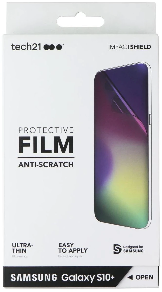Main image of Tech21 Impact Shield Screen Protector for Samsung Galaxy S10+