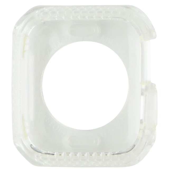 Alt view image 2 of 5 - ITSKINS Spectrum Case for Apple Watch SE 6 (40MM) - Clear & Purple (2 Pack)
