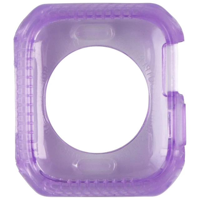 Alt view image 4 of 5 - ITSKINS Spectrum Case for Apple Watch SE 6 (40MM) - Clear & Purple (2 Pack)