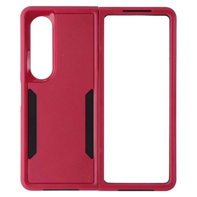Alt view image 2 of 3 - Case Brand Case for Samsung Galaxy Z Fold4 - Red / Black