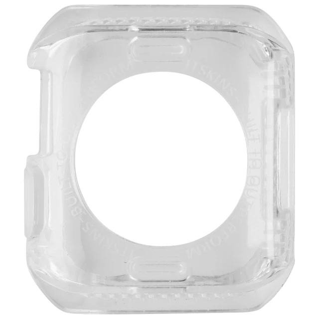 Alt view image 3 of 5 - ITSKINS Spectrum Case 2-Pack for Apple Watch SE 2nd/6/5/4 (44mm) - Clear & Smoke
