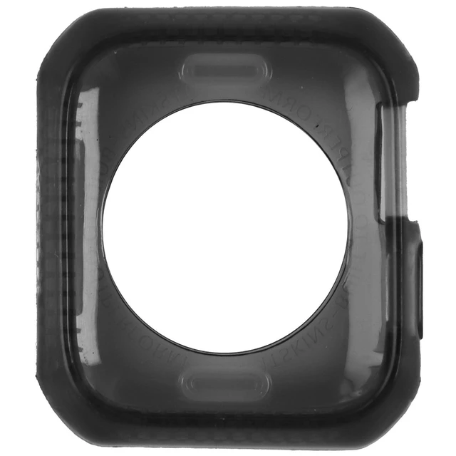 Alt view image 4 of 5 - ITSKINS Spectrum Case 2-Pack for Apple Watch SE 2nd/6/5/4 (44mm) - Clear & Smoke