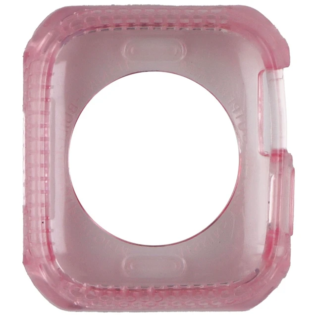Alt view image 4 of 5 - ITSKINS Spectrum Case for Apple Watch Series 6 (44mm) - Pink & Clear (2 Pack)