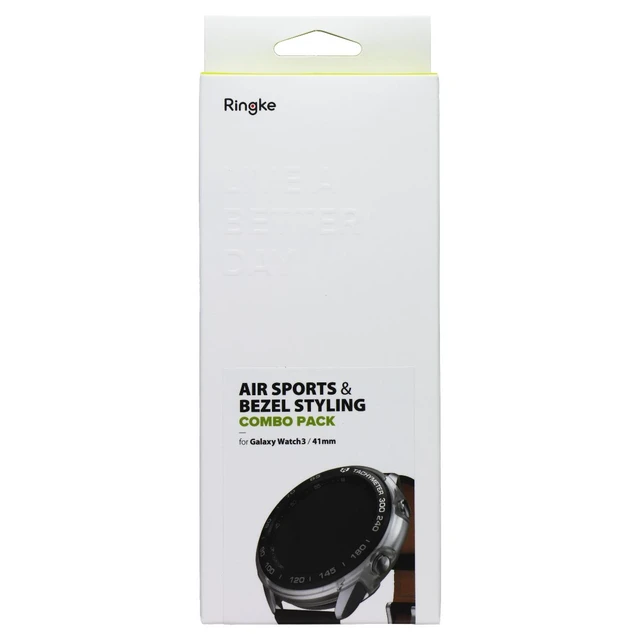 Main image of Ringke Air Sports & Bezel Styling Pack for Galaxy Watch3 (41mm) - Matte Clear
