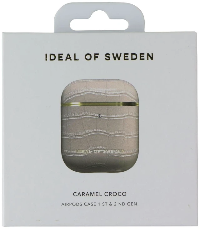 Main image of IDEAL OF SWEDEN Airpods Case for AirPods 1st Gen / 2nd Gen - Caramel Croco