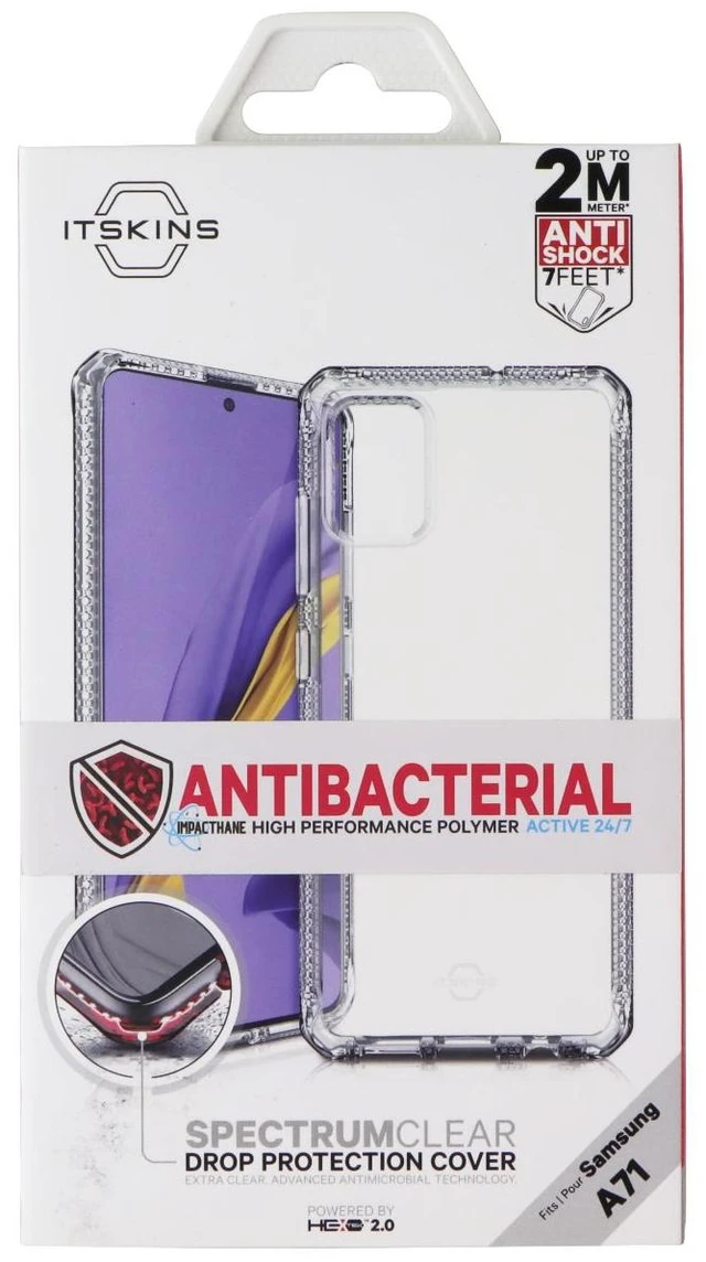Main image of ITSKINS Spectrum Clear Protective Case for Samsung Galaxy A71 (Non-5G) - Clear