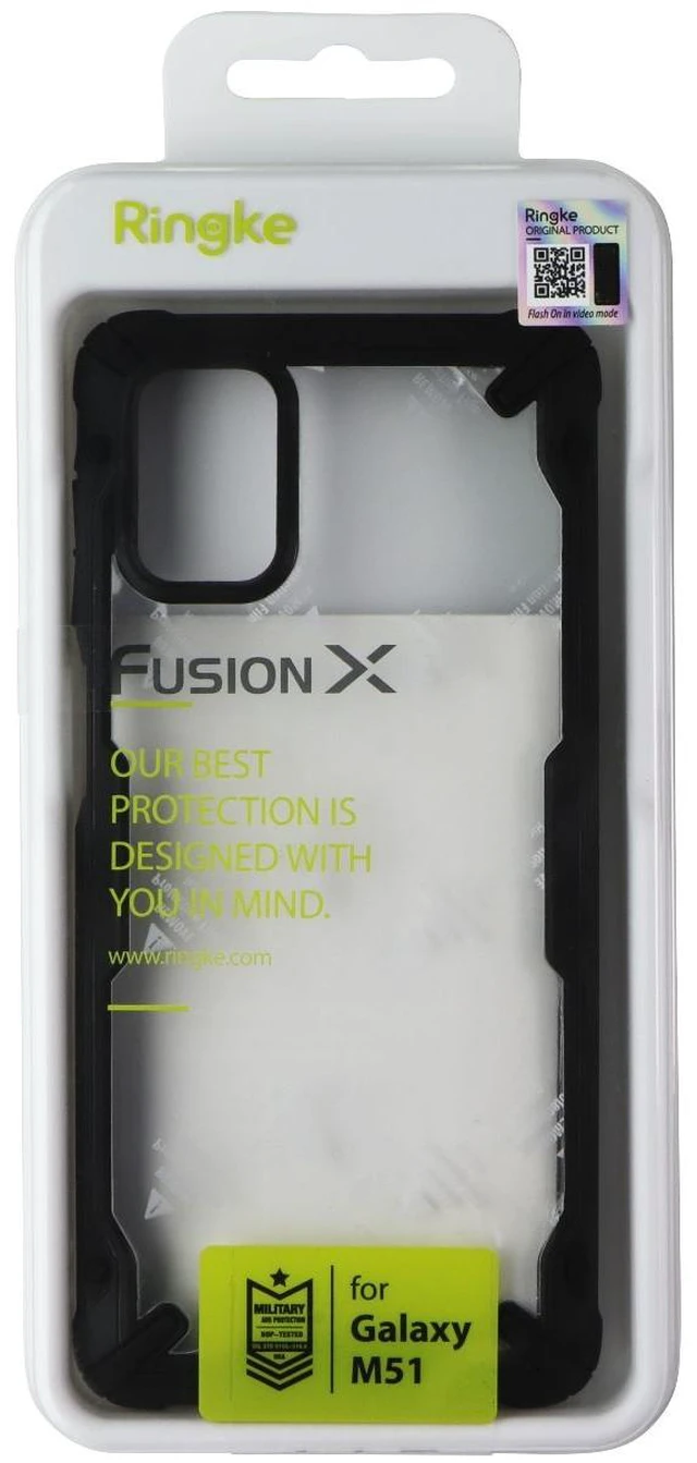 Main image of Ringke Fusion X Series Case for Samsung Galaxy M51 - Black / Clear