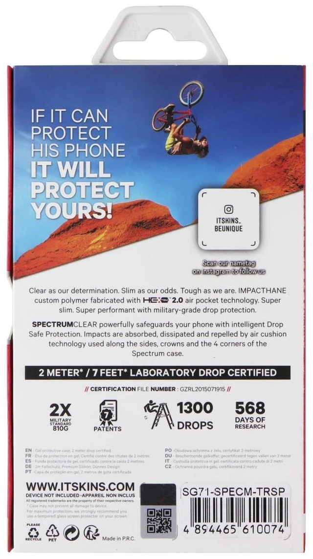 Alt view image 2 of 3 - ITSKINS Spectrum Clear Protective Case for Samsung Galaxy A71 (Non-5G) - Clear