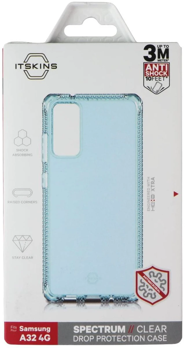 Main image of ITSKINS Spectrum // Clear Case for Samsung Galaxy A32 (4G) - Light Blue