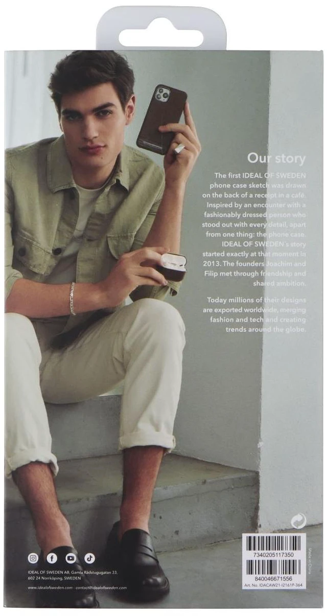 Alt view image 2 of 3 - iDeal of Sweden Atelier Case for Apple iPhone 13 Pro - Ideal Black