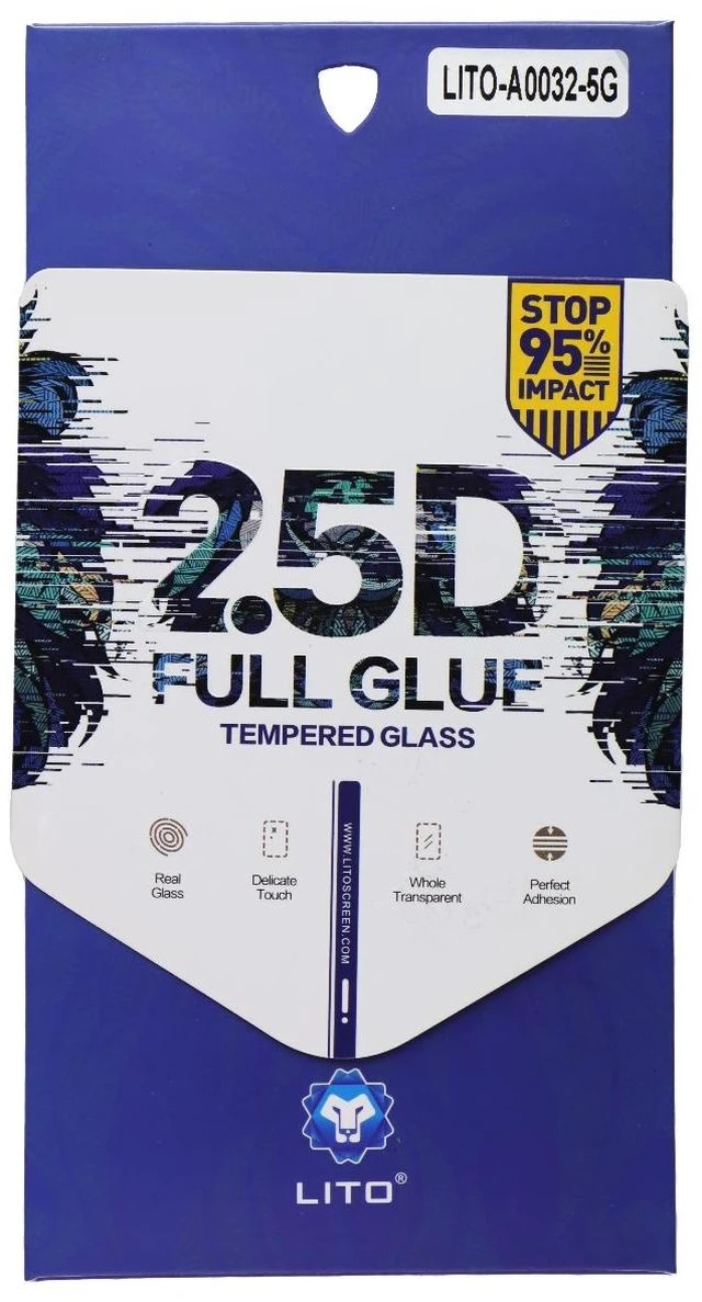Main image of LITO 2.5D Full Glue Tempered Glass Screen Protector for Samsung Galaxy A32 5G
