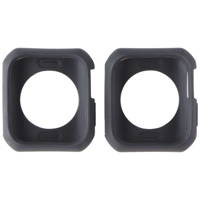 Main image of ITSKINS Spectrum Bumper Case 2 Pack for Apple Watch 44mm (SE/6/5/4) - 2x Black