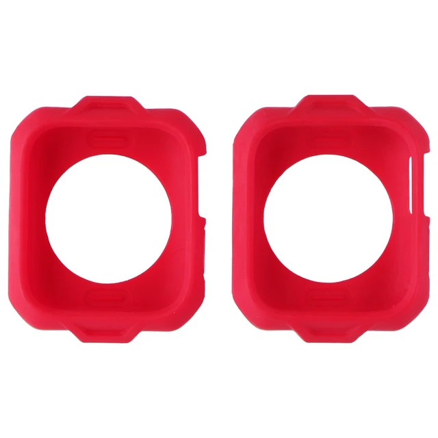 Main image of ITSKINS Spectrum Bumper Case 2 Pack for Apple Watch 44mm (SE/6/5/4) - 2x Red