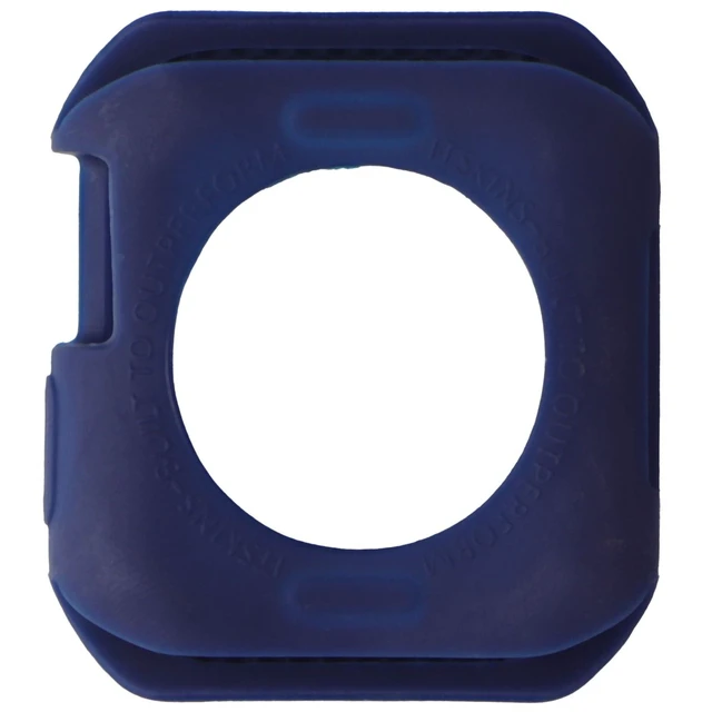 Alt view image 3 of 5 - ITSKINS Bumper Case 2 Pack for Apple Watch 40mm (SE/6/5/4) - 1x Black/1x Blue