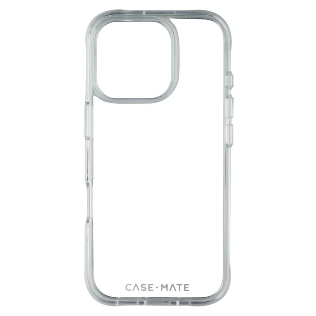 Alt view image 2 of 3 - Case-Mate Tough Clear Series Case for Apple iPhone 16 Pro - Clear