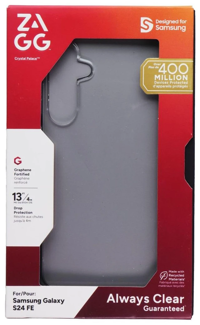 Main image of ZAGG Crystal Palace Case for Samsung Galaxy S24 FE - Clear