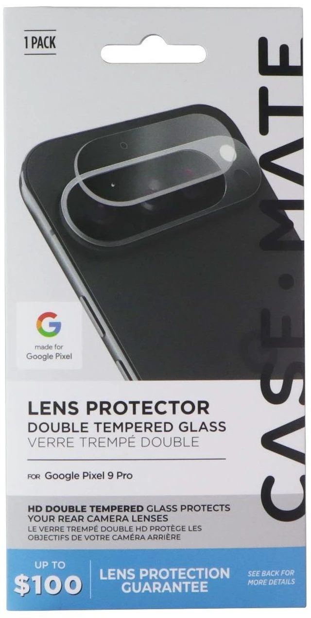 Main image of Case-Mate Double Tempered Glass Screen Protector for Google Pixel 9 Pro