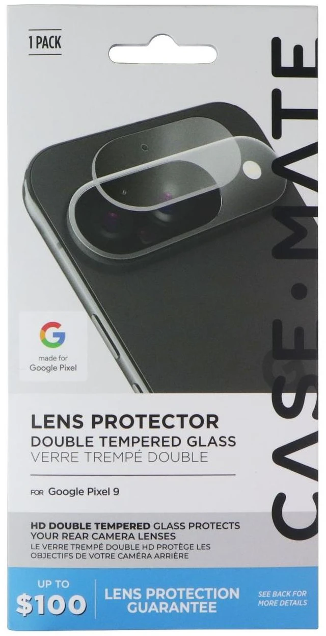 Main image of Case-Mate Double Tempered Glass Lens Protector for Google Pixel 9