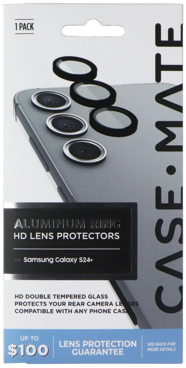 Main image of Case-Mate Aluminum Ring HD Lens Protectors for Samsung Galaxy S24+ (Plus)