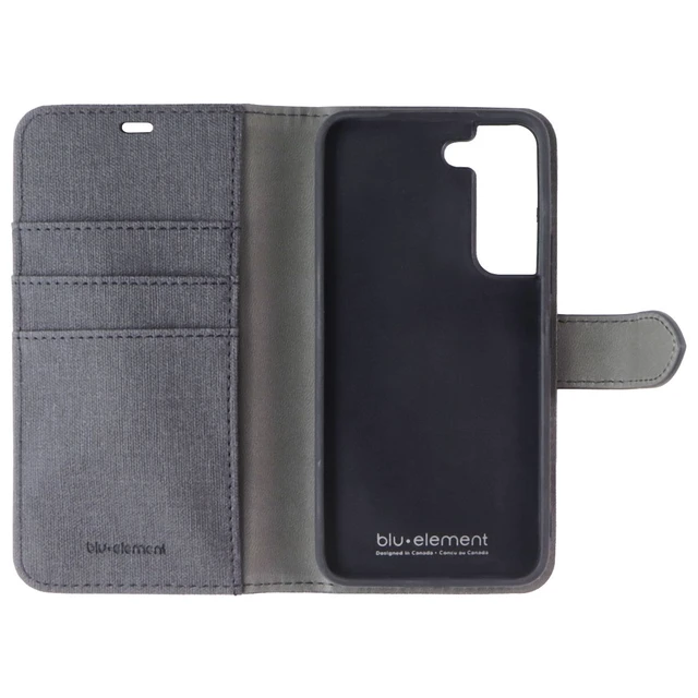 Alt view image 3 of 4 - Blu Element Folio 2-In-1 Case for Samsung Galaxy S22 - Black
