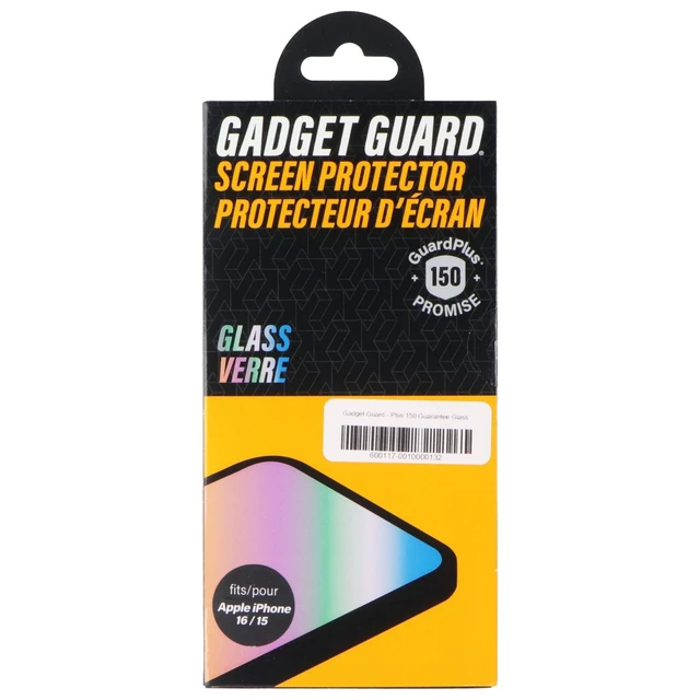 Main image of Gadget Guard Glass Screen Protector for Apple iPhone 16 / 15