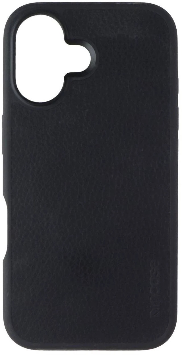 Alt view image 2 of 3 - Incase ICON Case for MagSafe for Apple iPhone 16 - Obsidian Pebbled Leather