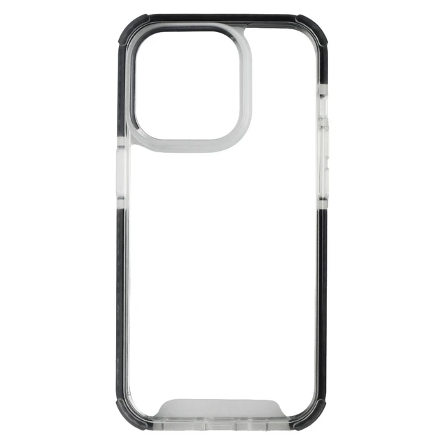 Alt view image 2 of 3 - BLU Element DropZone Clear Case for iPhone 14 Pro - Clear/Black