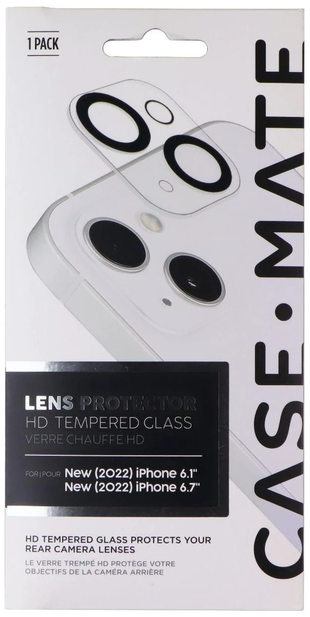 Main image of Case-Mate Lens Protector HD Tempered Glass for iPhone 14 / 14 Plus