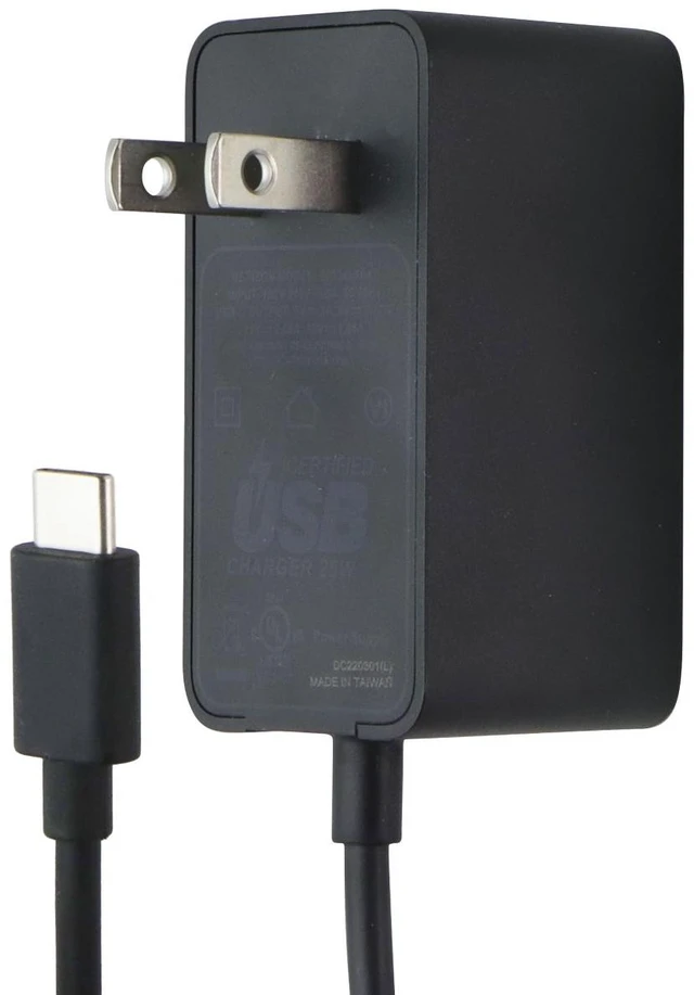 Main image of Verizon (24W) USB-C Charging Adapter Power Supply - Black (580245A647)