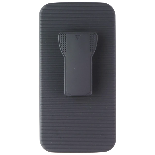 Alt view image 4 of 5 - Asmyna Protective Cover & Holster Combo for Motorola Moto G6 Play - Black