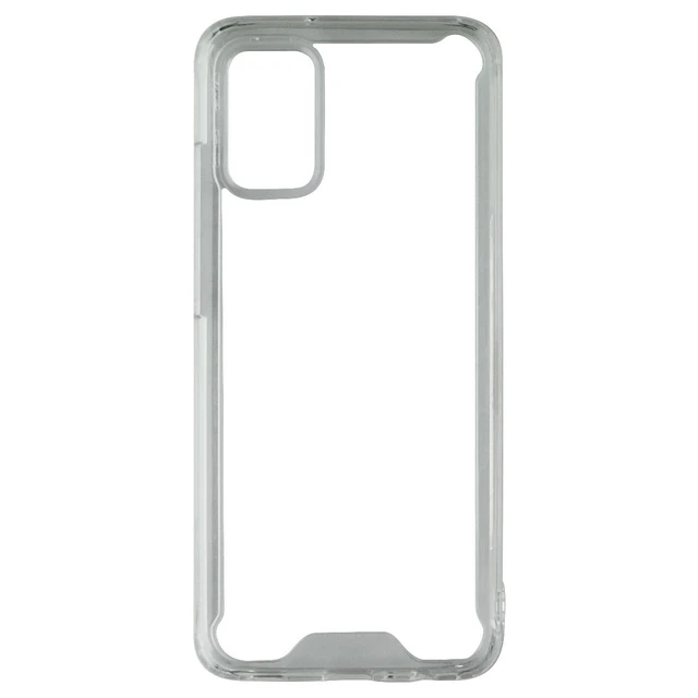 Alt view image 2 of 3 - MyBat Sturdy Gummy Series Case for Samsung Galaxy A02s - Transparent Clear