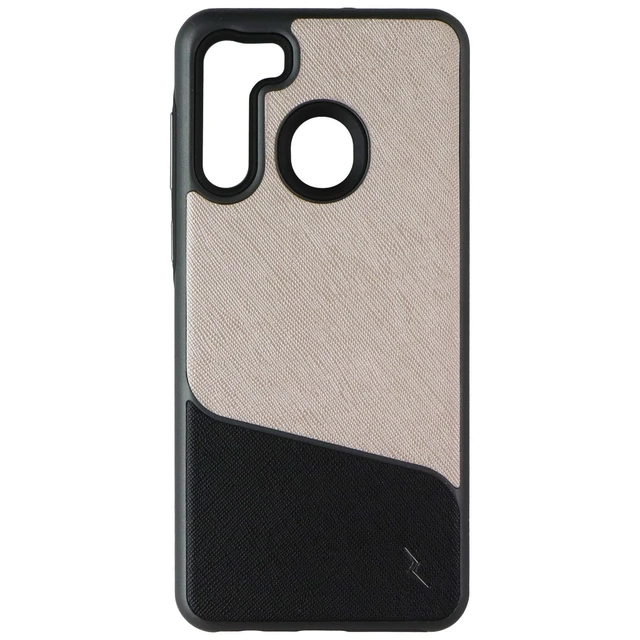 Alt view image 2 of 4 - ZIZO Division Series Case for Samsung Galaxy A21 - Saffiano Blush (Pink/Black)