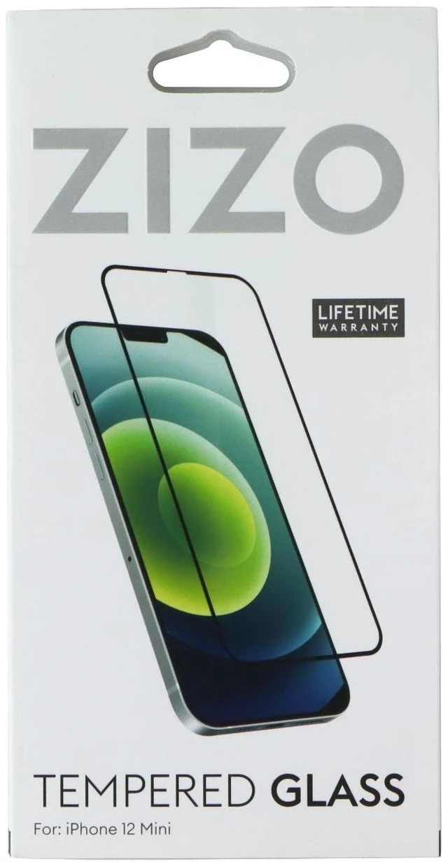 Main image of ZIZO Tempered Glass for Apple iPhone 12 Mini - Black Edges