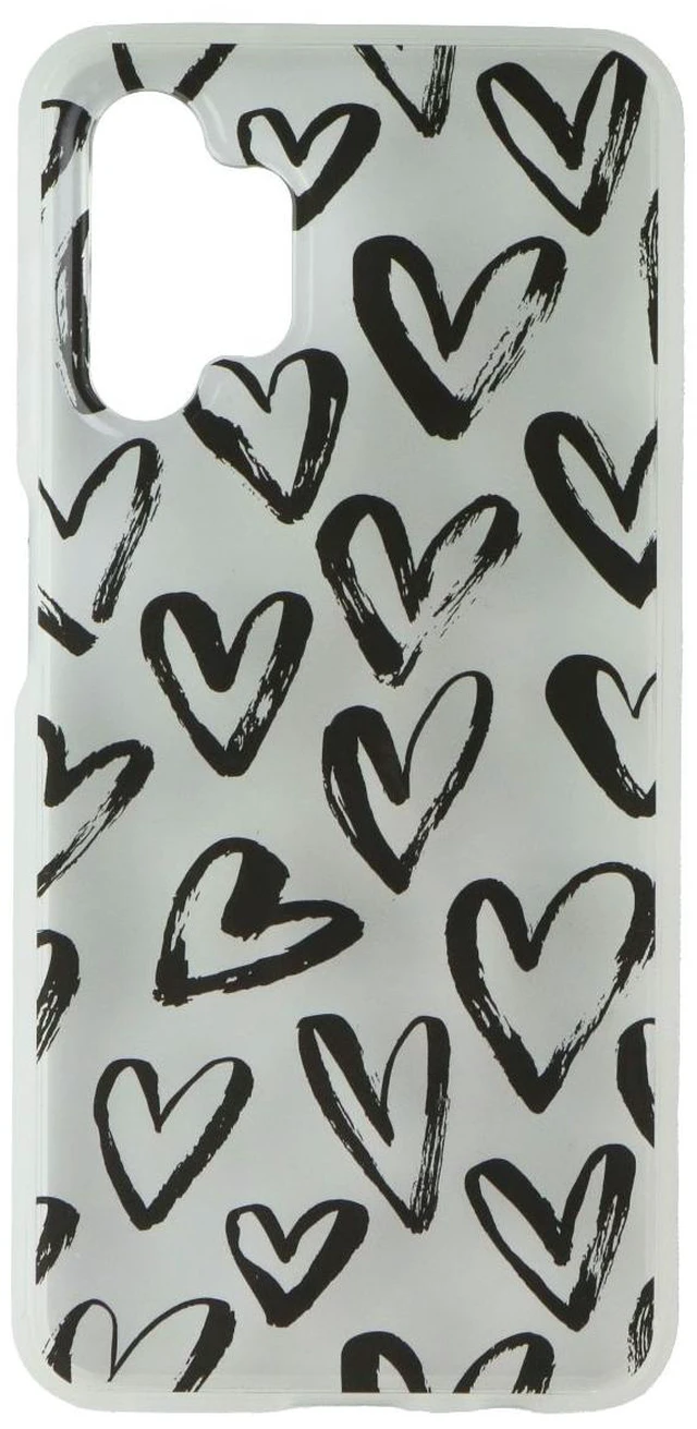 Alt view image 2 of 3 - MyBat Pro Mood Series Case for Samsung Galaxy A13 (5G) - Black Hearts
