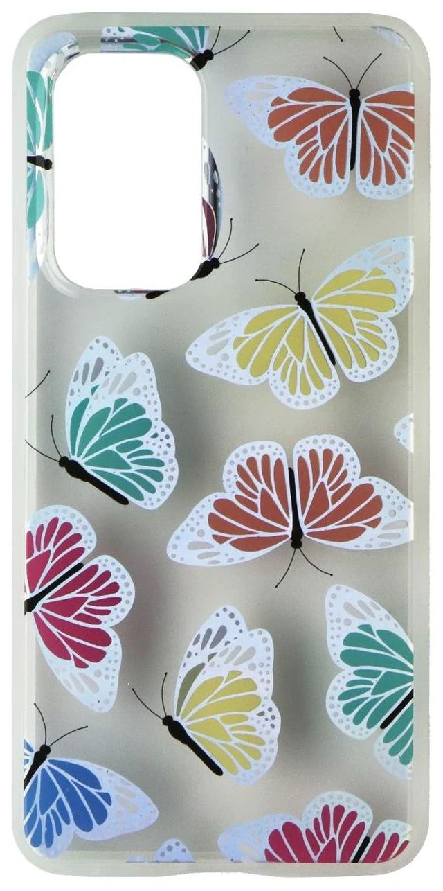 Alt view image 2 of 3 - MyBat Pro Mood Series Case for Samsung Galaxy A53 5G - Iridescent Butterflies