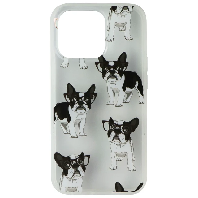 Alt view image 2 of 3 - MyBat Pro Mood Series Case for Apple iPhone 13 Pro - Chic Frenchie Dog