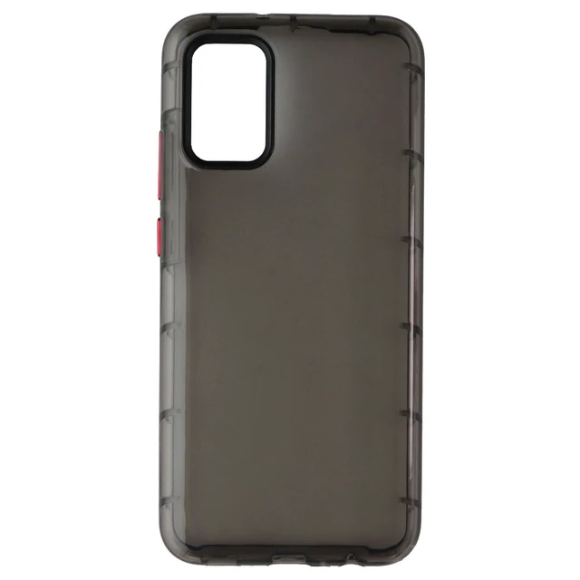 Alt view image 2 of 4 - Zizo Surge Series Gel Case For Samsung Galaxy A02s - Smoke/Red