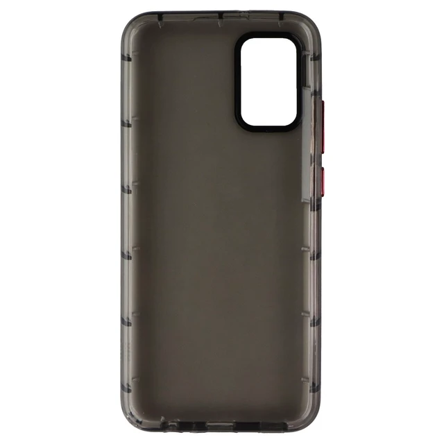 Alt view image 3 of 4 - Zizo Surge Series Gel Case For Samsung Galaxy A02s - Smoke/Red